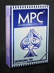 Playing Cards: MPC Impressions - Blue Foil